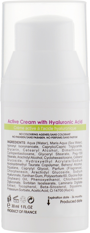 Активний крем з гіалуроновою кислотою - Biotonale Hyaluronic Acid Active Cream — фото N3