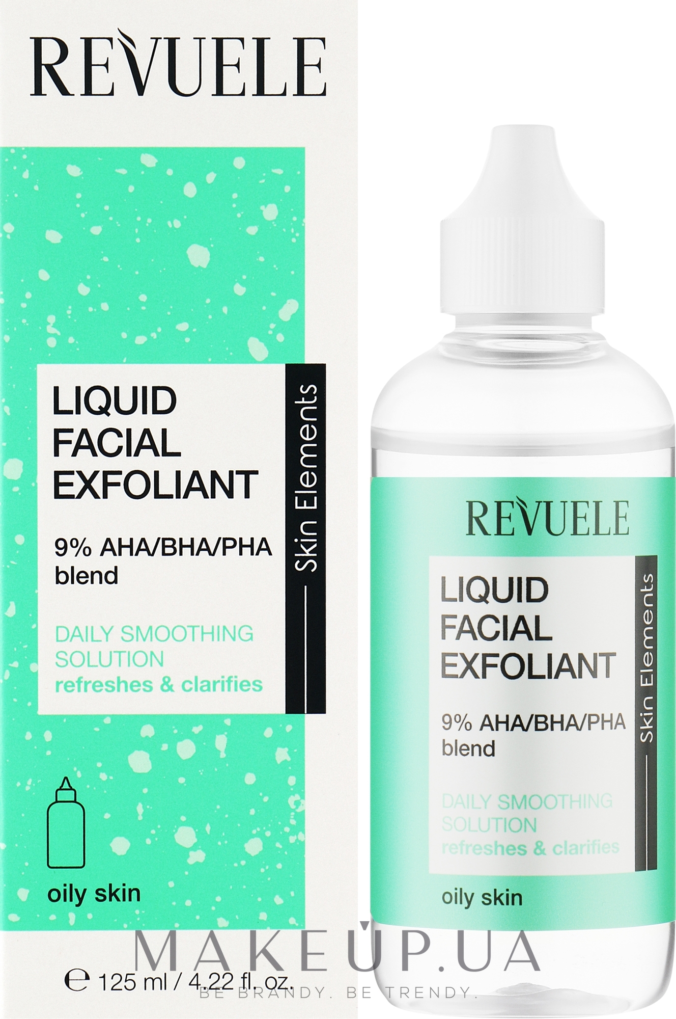 Рідкий ексфоліант для обличчя - Revuele Liquid Facial Exfoliant 9% Aha/Pha Blend — фото 125ml