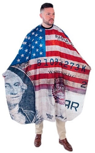 Пеньюар перукаря, 07521 - Eurostil Ragnar Dolar American Flag — фото N2