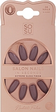 Парфумерія, косметика Набір накладних нігтів - Sosu by SJ False Nails Medium Stiletto Nudist