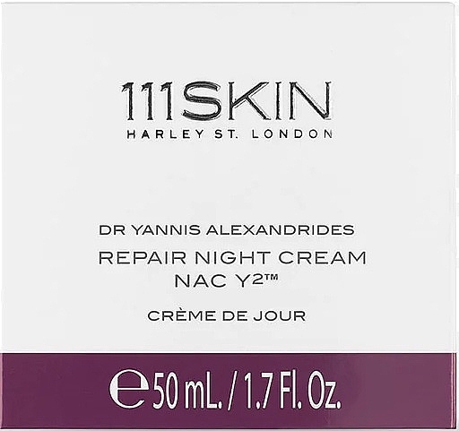 Восстанавливающий ночной крем для лица - 111SKIN Repair Night Cream NAC Y2 — фото N2