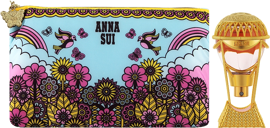 Anna Sui Sky Travel Gift Set - Набор (edt/30ml + pouch/1pcs)  — фото N1