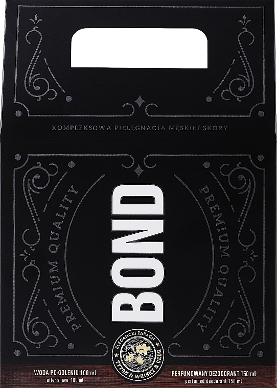 Набор - Bond Premium Quality (ash/lot/100ml + deo/150ml) — фото N1