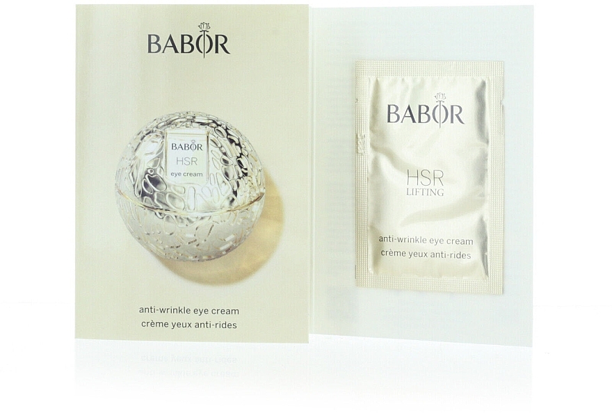 Крем для повік "Проти зморщок"    - Babor HSR Lifting Anti-Wrinkle Eye Cream (пробник) — фото N1