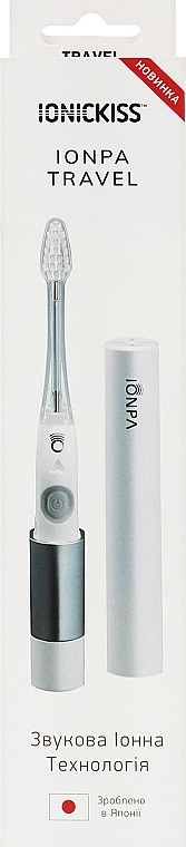 Электрическая ионная зубная щетка, белая - Ionickiss Ionpa Travel — фото N1