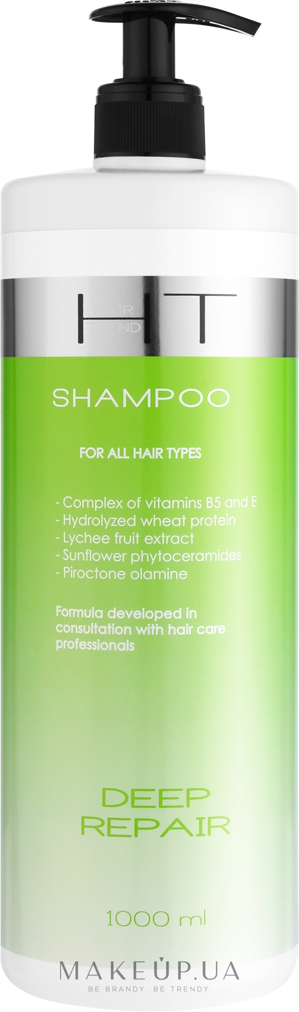 Шампунь для усіх типів волосся "Глибоке відновлення" - Hair Trend Deep Repair Shampoo — фото 1000ml