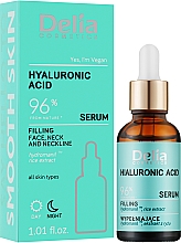 Сыворотка для лица, шеи и зоны декольте с гиалуроновой кислотой - Delia Hyaluronic Acid Serum  — фото N2