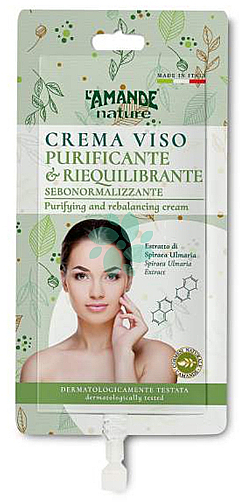 Крем для обличчя - L'Amande Nature Sebonormalizing Rebalancing Purifying Face — фото N1