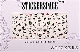 Дизайнерские наклейки для ногтей "Our Little Sins" - StickersSpace — фото N1
