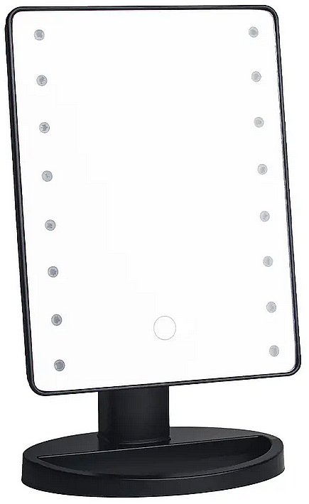 Дзеркало з підсвічуванням, чорне - Carl & Son Makeup LED Mirror — фото N1