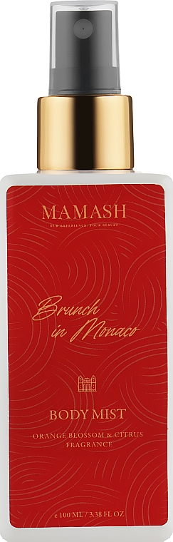 Зволожувальний міст для тіла - Mamash Brunch In Monaco Body Mist — фото N1