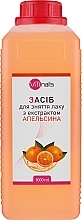 Рідина для зняття лаку з екстрактом апельсина, кришка з контролем відкривання - ViTinails — фото N1