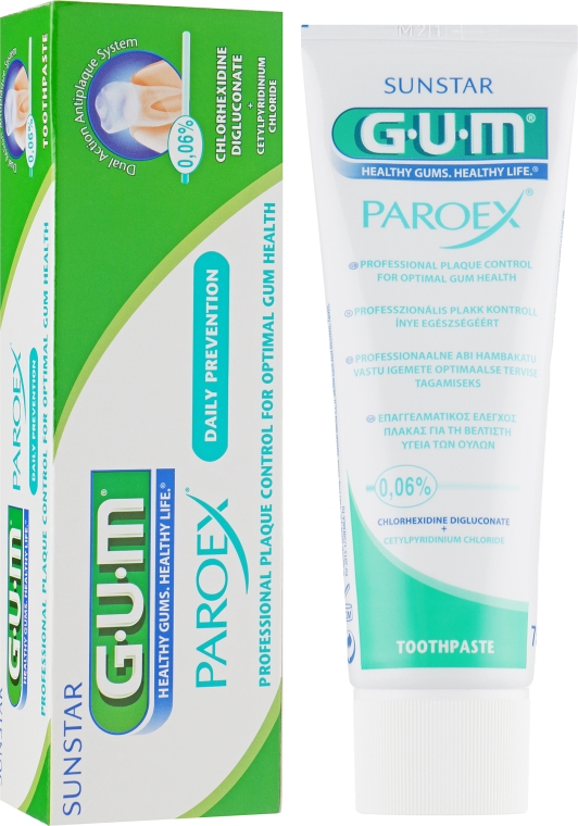 Ежедневная профилактическая зубная паста - G.U.M Paroex Daily Prevention — фото N1