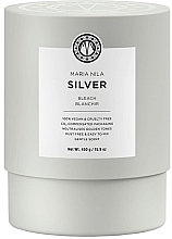 Освітлювальна пудра з фіолетовим пігментом - Maria Nila Silver Bleach Jar — фото N1