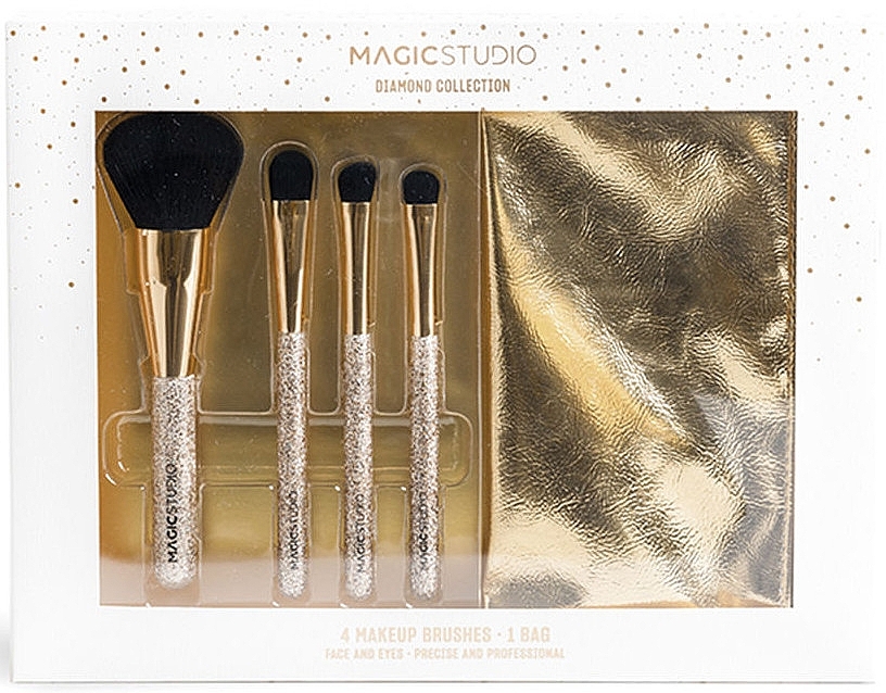 Набор кистей для макияжа - Magic Studio Diamond Complete Brushes Lot — фото N1
