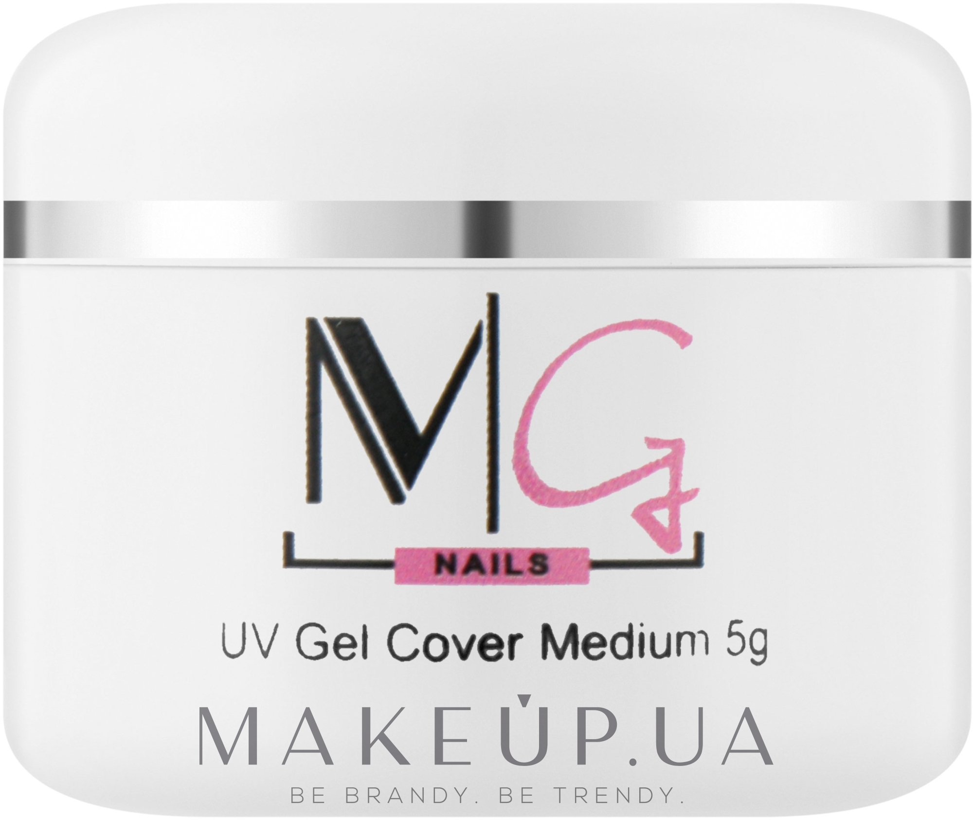 Гель камуфлювальний для нарощування - MG Nails UV Gel Medium — фото 5ml