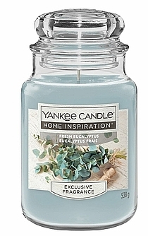 Ароматическая свеча в банке - Yankee Candle Home Inspiration Fresh Eucalyptus — фото N1