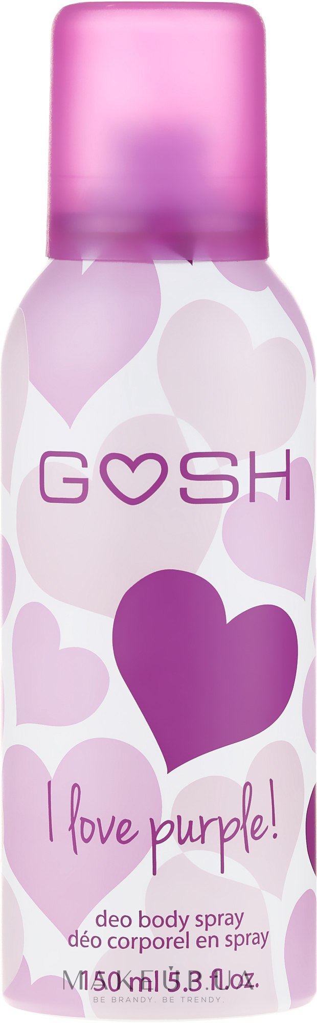 Дезодорант-спрей - Gosh Copenhagen I Love Purple Deo Body Spray — фото 150ml