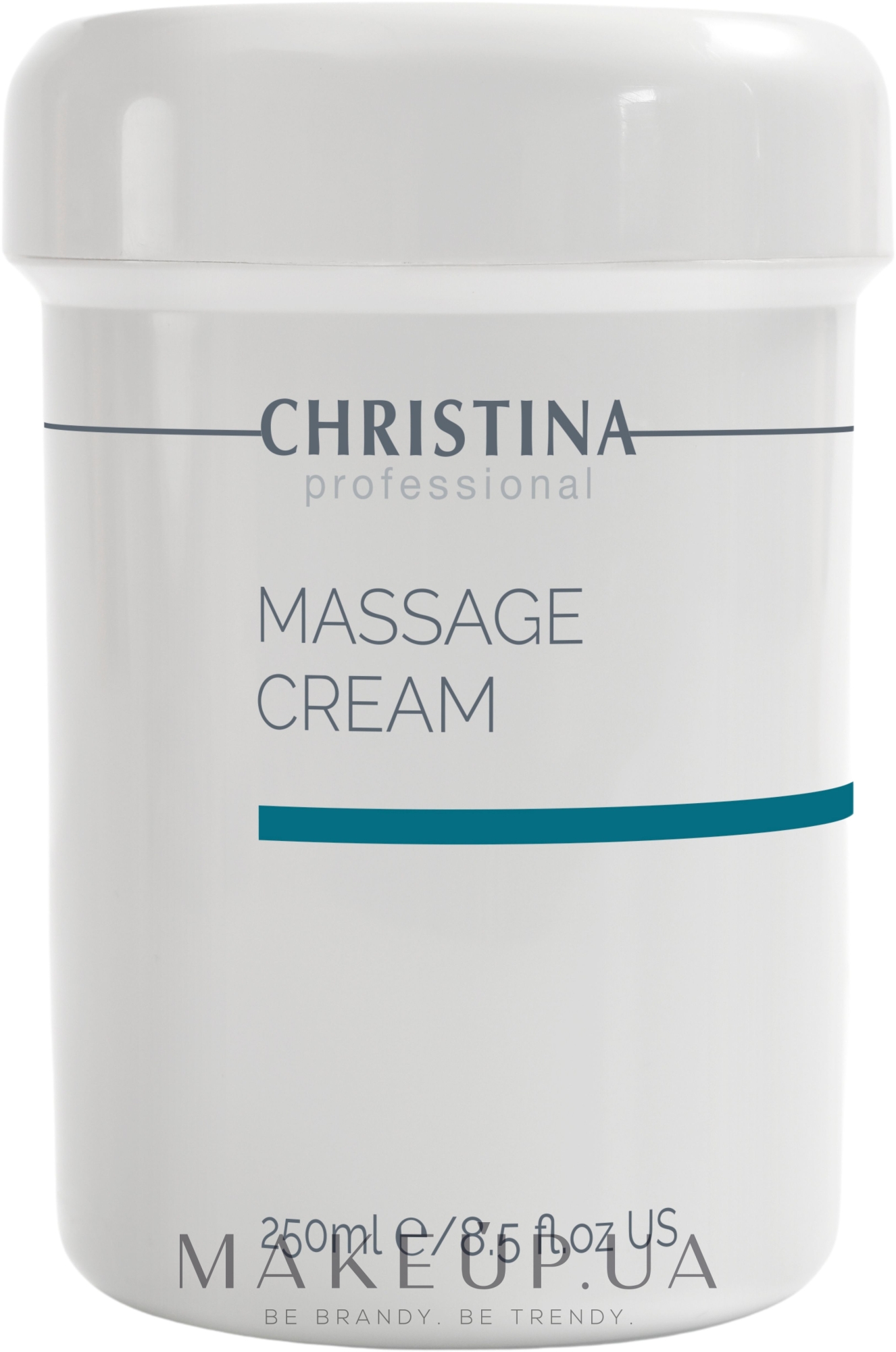 Масажний крем для всіх типів шкіри - Christina Massage Cream — фото 250ml