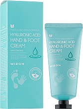 Увлажняющий крем для рук и ног с гиалуроновой кислотой - Mizon Hand and Foot Cream Hyaluronic Acid — фото N2
