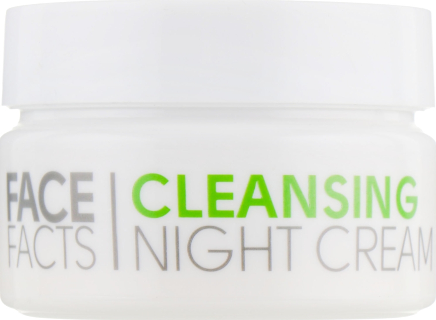 Нічний крем для обличчя - Face Facts Cleansing Night Cream — фото N2