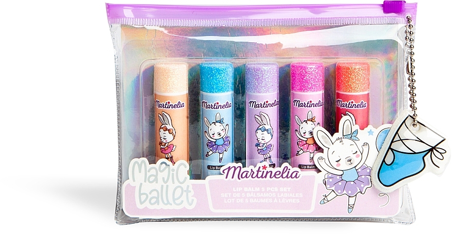 Набор бальзамов для губ, 6 продуктов - Martinelia Magic Ballet Lip Balm Set — фото N1