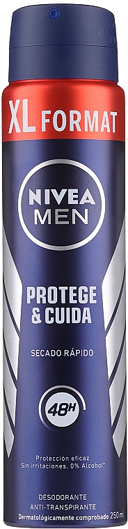 Дезодорант-спрей - NIVEA MEN Protege & Cuida Spray — фото N1