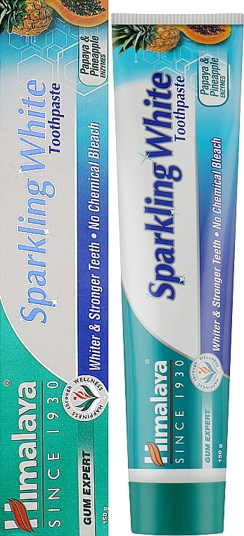 Відбілювальна зубна паста - Himalaya Herbals Shiny White — фото N2