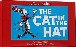 Палетка теней для век - I Heart Revolution Dr. Seuss Cat in The Hat — фото N2