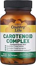 Парфумерія, косметика Каротиноїдний комплекс - Country Life Carotenoid Complex