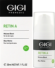 Депигментирующий крем для лица - Gigi Retin A Melano Block — фото N2