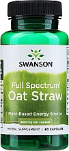 Парфумерія, косметика Харчова добавка "Вівсяна солома", 400 мг - Swanson Full Spectrum Oat Straw