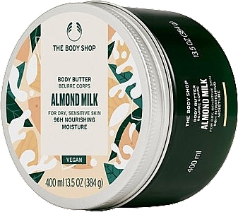 Масло для тіла «Мигдальне молочко» - The Body Shop Almond Milk Vegan Body Butter — фото N6