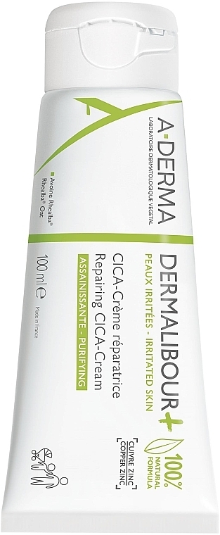 Відновлювальний крем для подразненої шкіри - A-Derma Dermalibour Repairing Cream