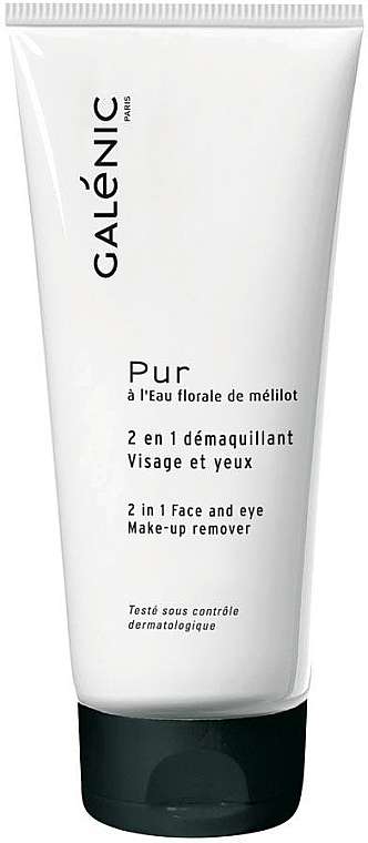 Galenic Pur 2 in 1 Face and Eye Make-up Remover - Galenic Pur 2 in 1 Face and Eye Make-up Remover — фото N1