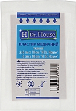Пластир медичний тканинний, 6 см х 10 см - H Dr. House — фото N1