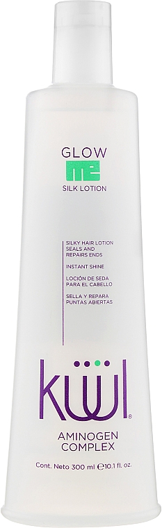 Незмивний лосьйон з шовком для посічених кінчиків волосся - Kuul Glow Me Silk Lotion — фото N3