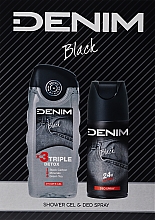 Denim Black - Набір (sh/gel/250ml + deo/150ml) — фото N1