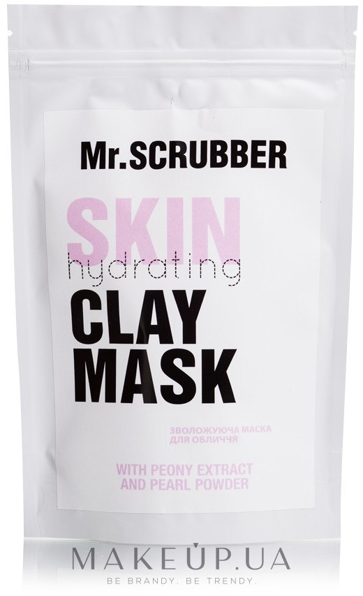 Увлажняющая маска для лица - Mr.Scrubber Hydrating Peony Extract Clay Mask — фото 100g