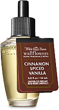 Духи, Парфюмерия, косметика Bath And Body Works Cinnamon Spiced Vanilla Wallflowers Fragrance Refill - Ароматический диффузор (сменный блок)