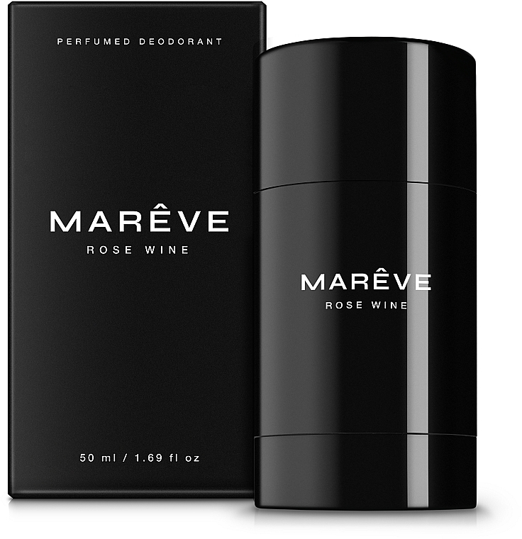 Парфумований дезодорант-стік "Rose Wine" - MARÊVE