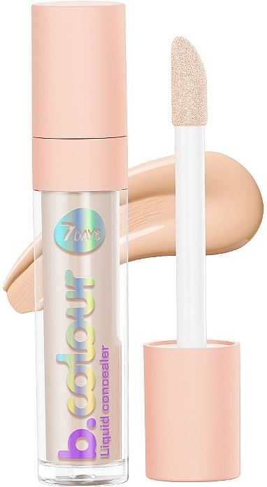 Рідкий консилер - 7 Days B.Colour Liquid Concealer — фото N1