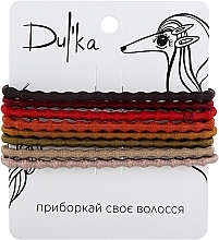 Набор разноцветных резинок для волос UH717764, 8 шт - Dulka — фото N1