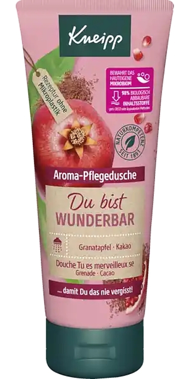 Гель для душа экстрактами граната и какао - Kneipp Aroma Body Wash You Are Wonderful — фото N1