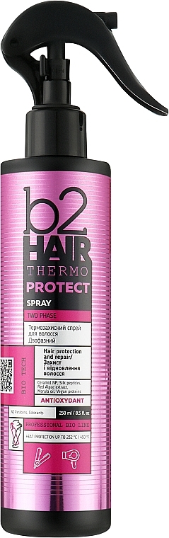 Спрей для волосся - b2Hair Thermo Protect Spray — фото N1