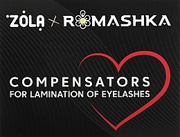 Компенсаторы для ламинирования ресниц, черные - Zola x Romashka Compensators For Lamination Of Eyelashes — фото N1