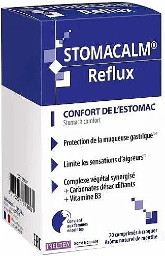 Комплекс "Stomacalm Reflux" проти печії для комфорту шлунка - Ineldea Sante Naturelle — фото N1