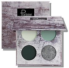 Духи, Парфюмерия, косметика Палитра теней для век - Pudaier 4-Pan Insanely Pigmented Eyeshadow Palette