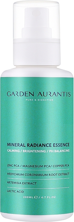 Есенція для комплексного догляду за чутливою, тьмяною, роздратованою та схильної до висипів шкіри - Garden Aurantis Mineral Radiance Essence — фото N2