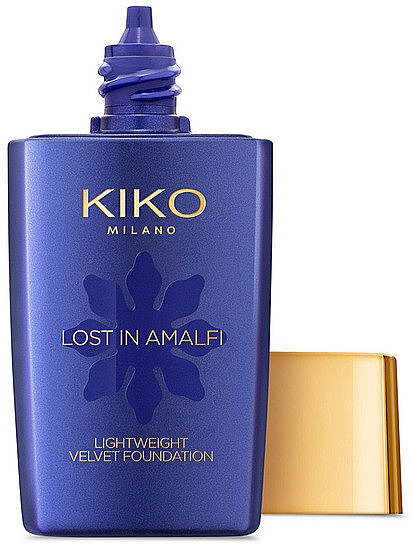 Легкая бархатистая тональная основа - Kiko Lost In Amalfi Lightweight Velvet Foundation — фото N3